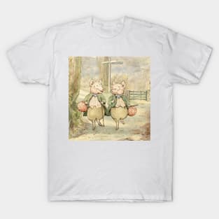 Alexander and Pigling Bland by Beatrix Potter T-Shirt